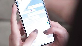 Extraordinary Katy's scissoring in lesbian scene