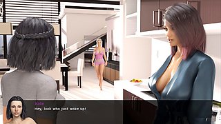 Bawdy fantasies featuring a playful mom in animated POV scenes