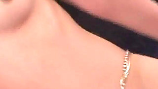 Luxy and Sexy Scene-3 Luxurious Japanese Woman in a Golden Bikini Fucking in the Ass in a Threesome with Sex Toys
