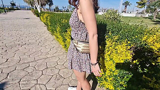 Fingering on the Train, Flashing Pussy and Tits