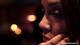 James Deen Dominates Kristina Rose in Vampire Gangbang Bondage