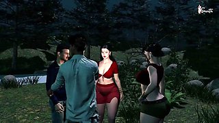 Indian Cheating Wife Savita Seduces Her Brother-in-law and Has Sex with Him in the Jungle. -