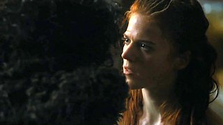 Game of Thrones sex scene with Jon Snow and Ygritte