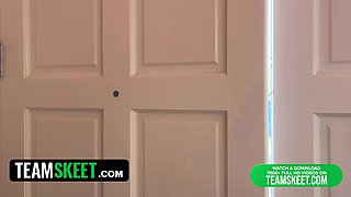 Halloween special - curly-haired nanny satine summers gets her vulva licked by creepy chief - mybabysittersclub