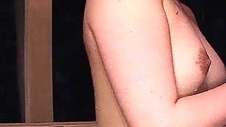 Step dad fucks hairy teen Japan pussy secretly and gives her cumshot