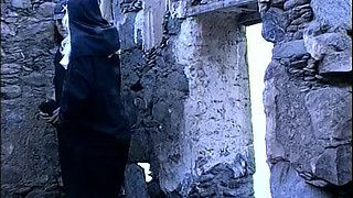 Blonde and brunette lesbian girls licking and toying