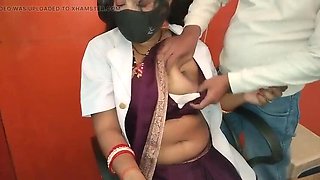 Desi Ex-Hotwife Hardcore Fucking in Hindi - Hot Couple Viral MMS Video with Big Tits