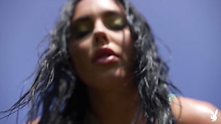 Big juggs mommy showing off chubbies body