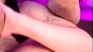 Shemale tranny gets blowjob before sucking