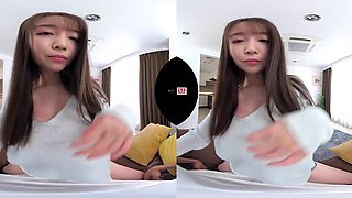 Asian beautiful harlot VR porn