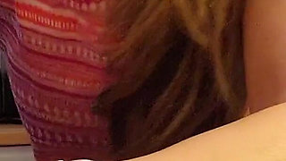 Hot MILF Gets Fucked From Behind in the Kitchen Her Husband Did Not Know She Had Her Camera on