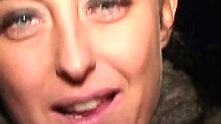 Busty MILF Kaycee Rider Gets Lets Perverted Men Cum on Tits on a Dogging Mission