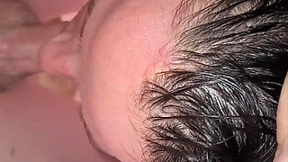 Mami's Hot Blowjob in the Bathtub. Spray My Face Your Warm Cum, Baby