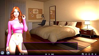 MissKitty2K gets adventurous sending nudes on the campus in this animated series