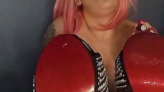 Lady Angela Vaping Seductively in Her Bedroom While Prompting Red Bottom High Heels to Camera