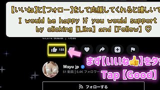 Japanese Woman's ♡ Home Kitchen Masturbation Naked Apron