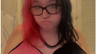 Goddess Squishy Titty Drop Compilation Busty Goth Emo Girl
