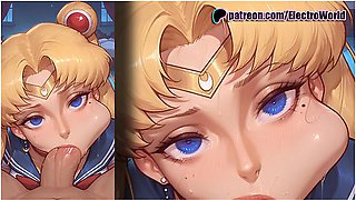 Sailor Moon Fucked Raw And Dripping With Cum