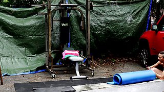 BTS - Exhibitionist, Lora Cross's Savage Outdoor Workout