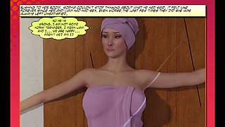 A wifey and stepmom welcome Mr. Parker home with some naughty surprises