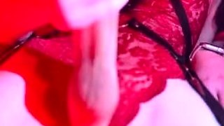 Olympia Beanie - Masturbating And Licking Cum From Fingers