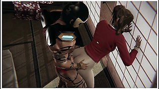 Aerith Gainsborough Handjob, Blowjob, Anal, Cumshots