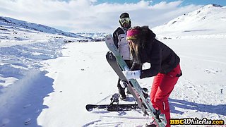 roundass inked cutie cockriding BIG BLACK PENIS