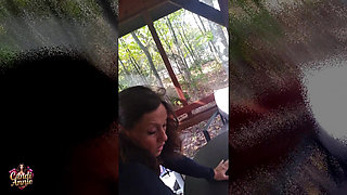 Great Fun POV Forest Fuck and Cum Swallow - Candi Annie