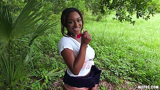 Wonderful black humpette memorable POV scene