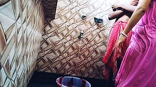 I spied on my Hot Bhabi in the shower and unexpectedly got sex