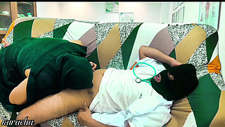 Please Doctor Don't make me Pregnant . Don't Come inside me. Eid Day Cheating wife ASMR Hardcore use Headphones