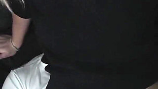 At Night on the Bus in the Parking