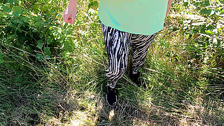 Boobs Clapping on the Meadow