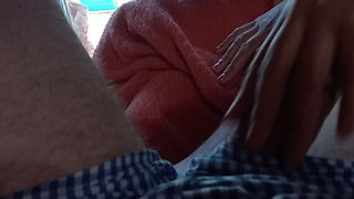 Couch Handjob Tease POV - Cock Out of Boxers & Intense Cumshot