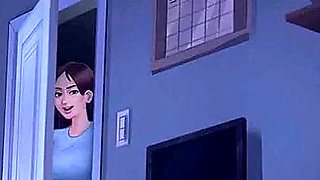 Summertime saga: stepbrother invites his stepsister for fucking in his room ep 141