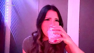 Blonde Temptress in Pantyhose Traps You with Desire