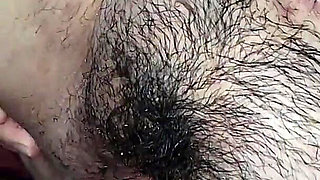 Fingering and Fucking My Step-stepdaughter's Hairy Pussy