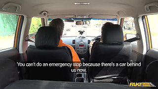 Fake Driving College - Messy Creampie and Deep Throat Blowjob Action