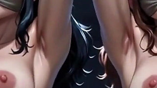 Pregnant Slaves with Hairy Pussy Used for Breeding - Creampie