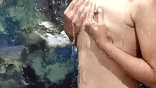 Bathroom Masti and masturbating