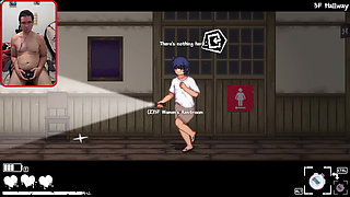 A ghost pianist girl uses my cock to penetrate her ass and.. (Houkago no Onigokko Gameplay5)