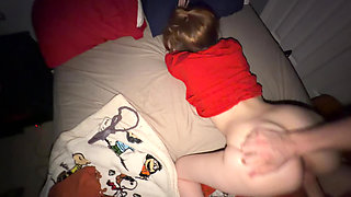 Creamy Wet 18 Year Old Wakes Up to Dick in the Morning