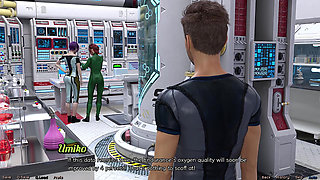 Stranded in Space - Stripper MILF Flashes Her Big Tits