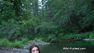 Riverside quickie with a beautiful stranger