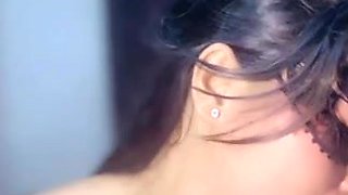 Sensual asian teen shares passionate anal squirt fun