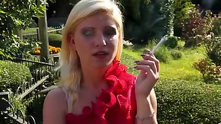 Fabulous homemade Smoking, Solo Girl adult clip