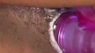 These Two Lesbians Are Playing with Lots of Toys to the Point of Loud Orgasm.