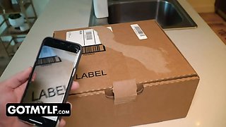 Mischievous stepson tricks his fabulous milf step-mom to plead him to stick his dick inwards her tastey twat