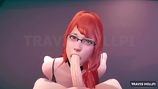 MILF Stepmom Struggling Dick with Her Big Ass