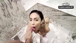 Lana Myres gives her best XXX blowage as she BJs her bulky brother-in-law!